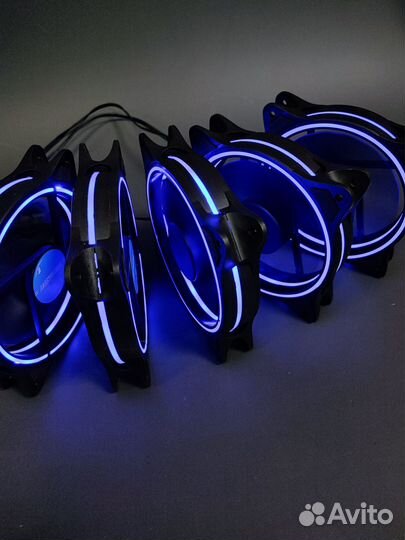 Опт от 10шт RGB LED Кулер R3 RGB3 для корпуса