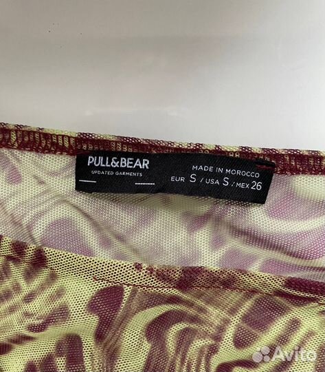 Y2k топ сетка pull&bear