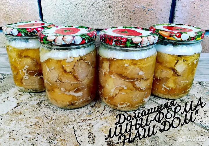 Домашняя тушёнка из молодого поросёночка