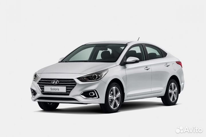 Дефлектор капота Hyundai Solaris c 2017