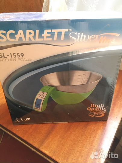 Весы кухонные. Еще в упаковке