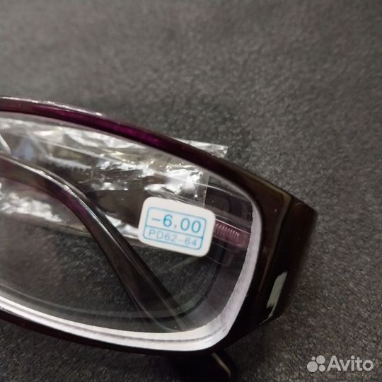 Очки новые -6