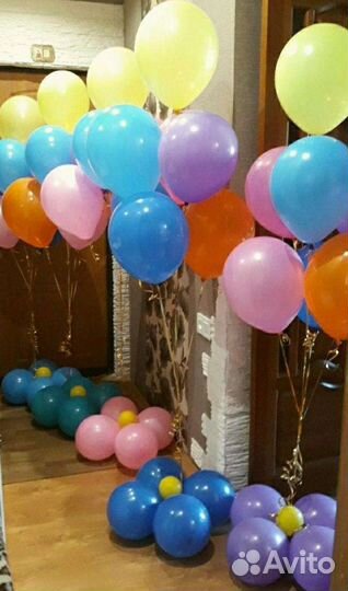 Фонтан из шариков