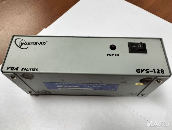 Сплиттер vga 1 комп - 8 мониторов