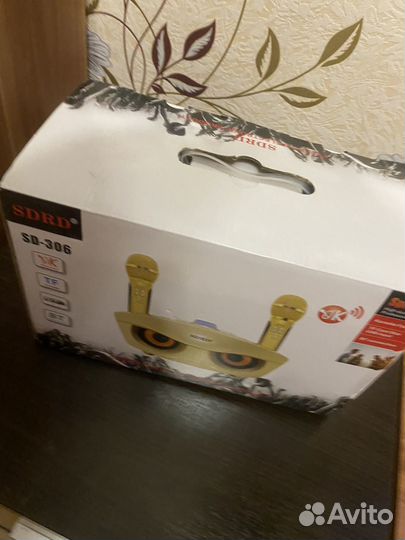 Колонка караоке SD RD SD-306 Pink