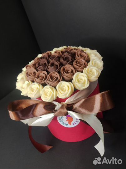 Шоколадные Розы - 37 шт в Коробке