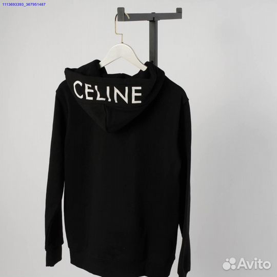 Зип худи Celine черная