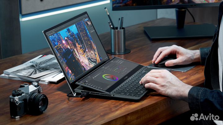 Ноутбук 2 экрана 16