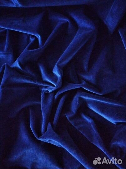 Отрез импортного винтажного бархата СССР