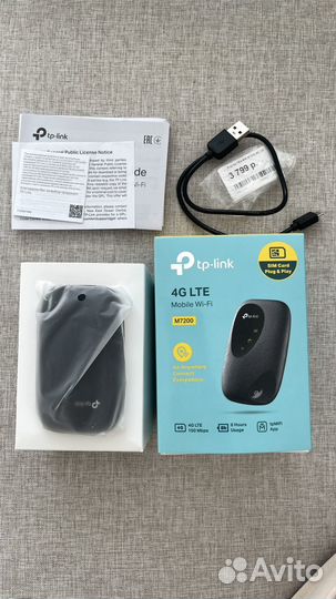 Роутер tp-link m7200 4G, 3G