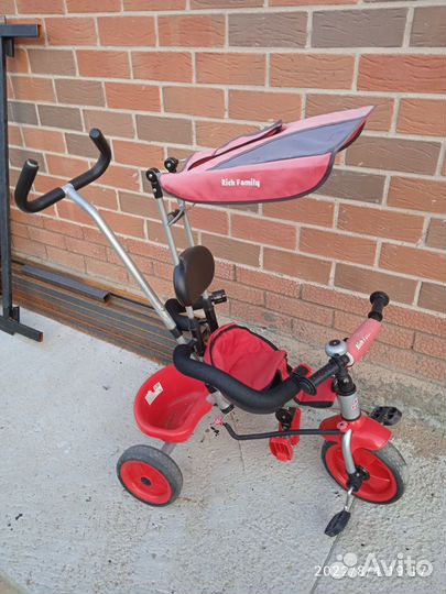 Детский велосипед бу с ручкой