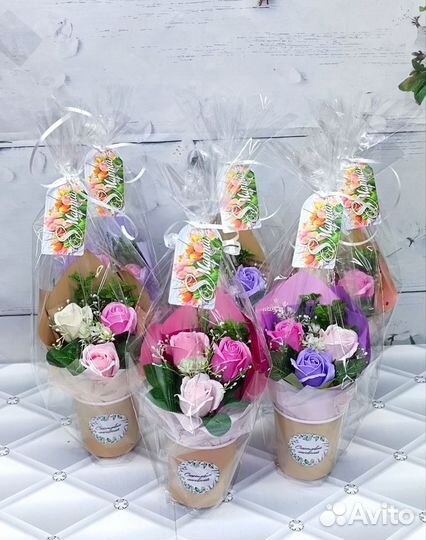 Букет из мыла