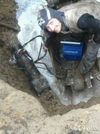 ГНБ проколы(под дорогой),Отогрев водопровода