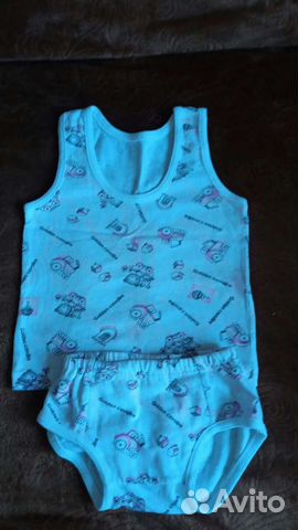 Комплект майка + трусики