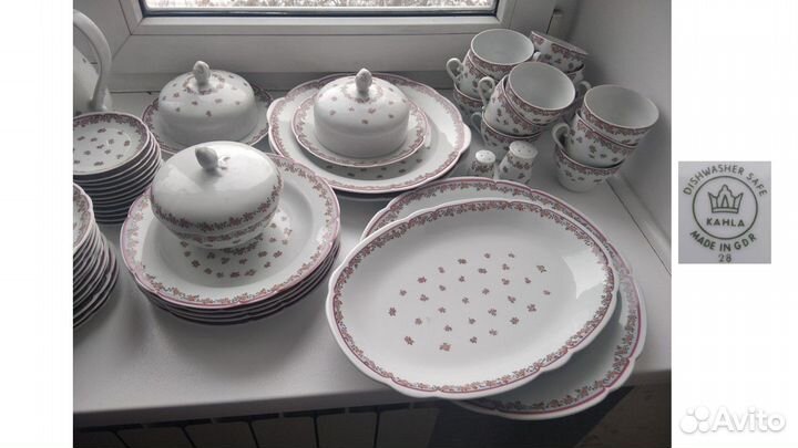 Чайный и Столовый сервизы. гдр