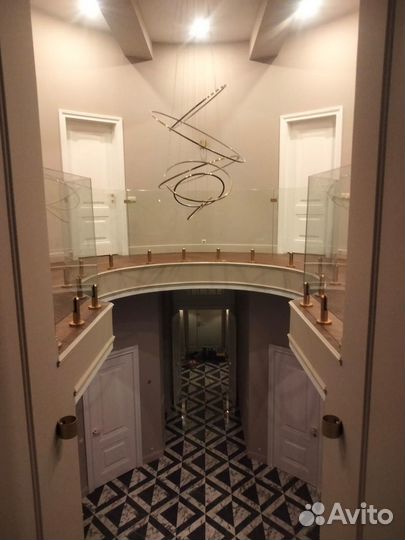 Стеклянные перила для лестниц