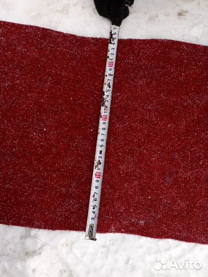 Ковролин под стапель красный арива