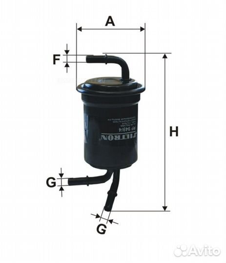 Filtron PP949/4 Фильтр топливный KIA