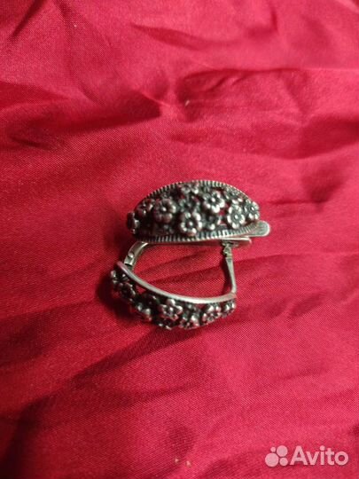 Серебряные серьги СССР