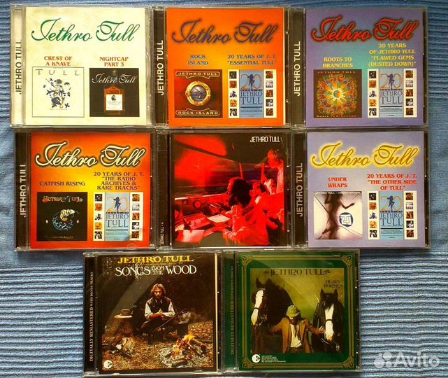 CD коллекции,Focus,Jethro Tull,Foreigner, The Eagl