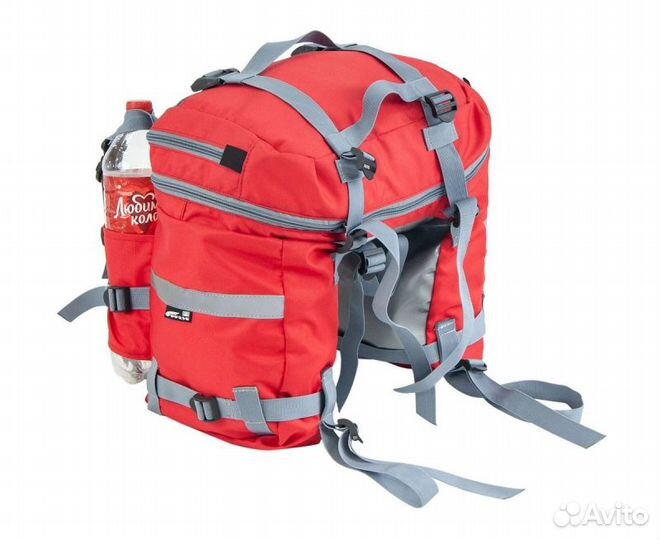 Велорюкзак 22-30 л. вр-061 красный