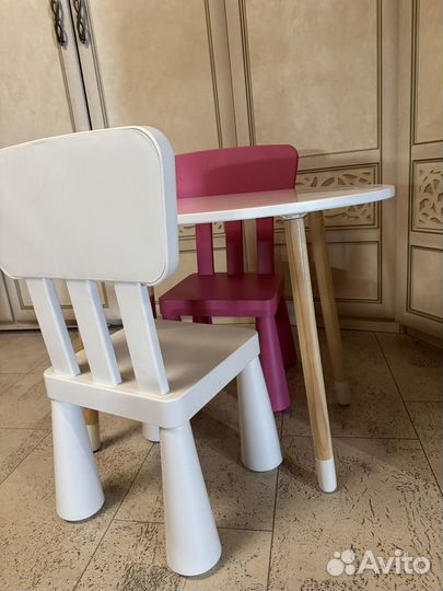 Стол и стулья бу