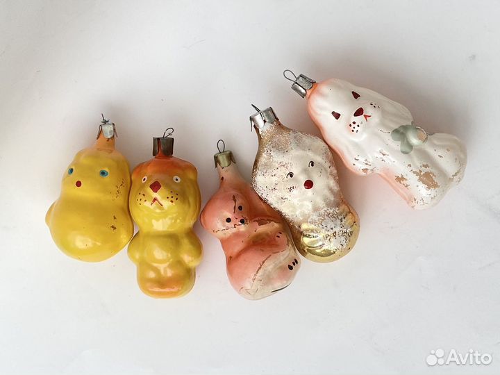 Елочные игрушки СССР одним лотом