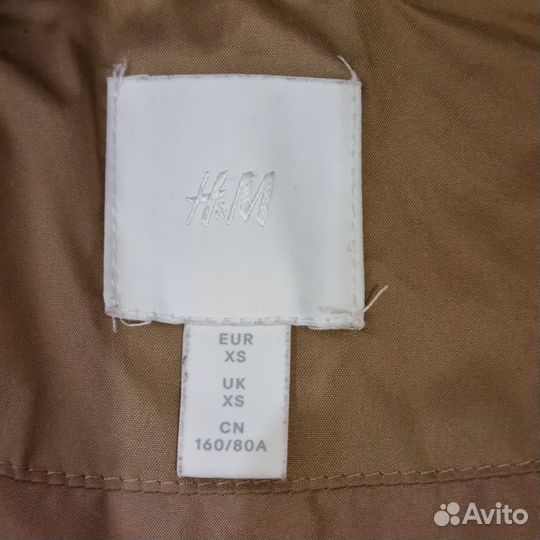 Куртка удлинённая оверсайс HM размер XS