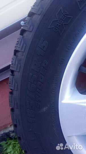 Оригинальные диски Nissan r15 и резина Michelin