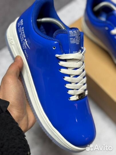 Кроссовки Swoosh x Nike Air Force 1 зимние (Арт.74021)