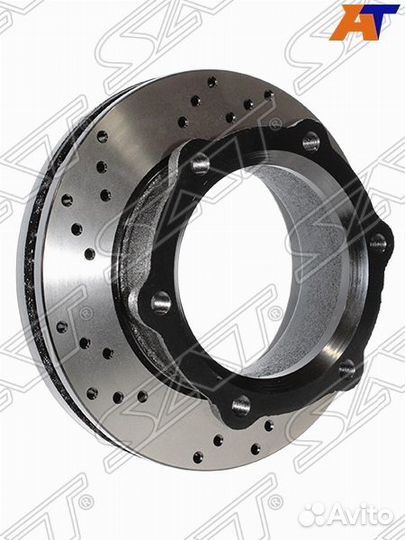 Комплект дисков тормозных передний перфорированные