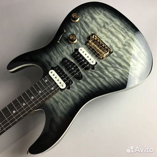 Ibanez Premium AZ47P1QM-BIB Black Ice Burst