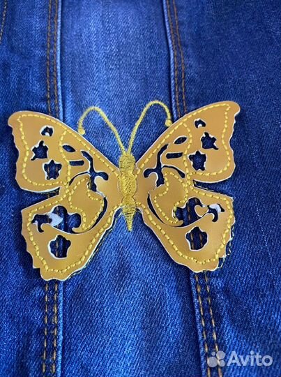 Джисовая курточка для девочки, джинсовка