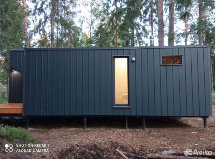 Каркасный всесезонный дом с доставкой 110 м кв, арт. ао-2579