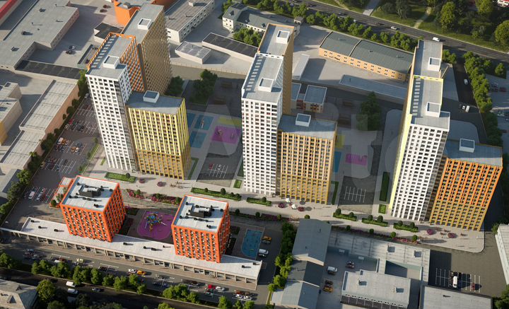 2-к. квартира, 59,3 м², 3/25 эт.