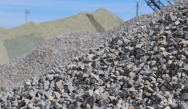 Щебень, песок, отсев