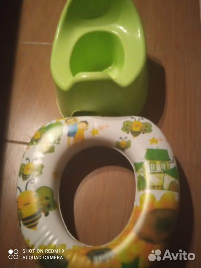 Горшочек детский и на него мягкое покрытие