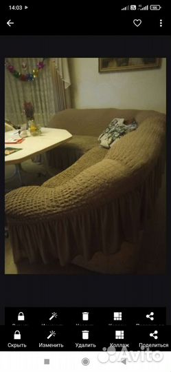 Чехол на диван 3 х местный и угловой