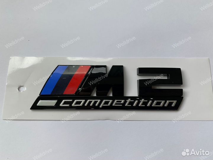 Шильд BMW M1 M2 M3 M4 M5 M6 M7 Competition глянец