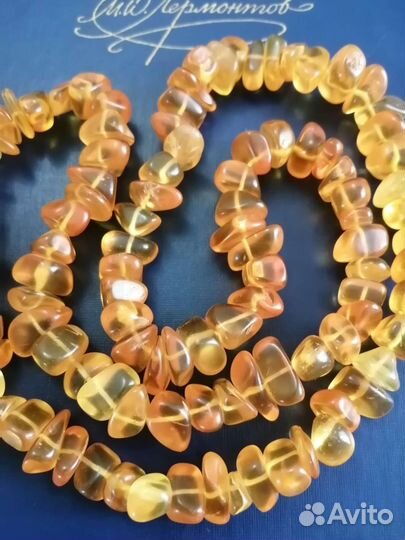Янтарные бусы СССР