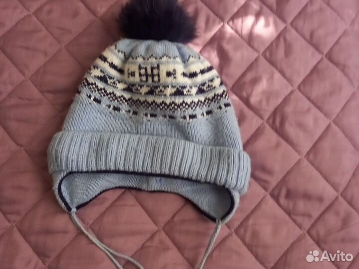 Шапочка зимняя для мальчика