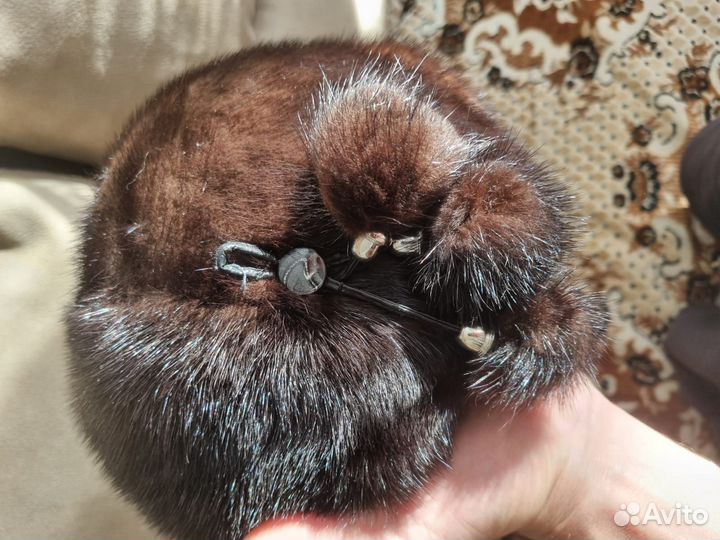 Берет женский норковый