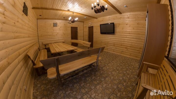 Русская баня на дровах