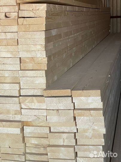 Продажа обрезной доски из сосны 40х150х6000