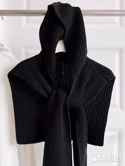 Капор капюшон вязаный