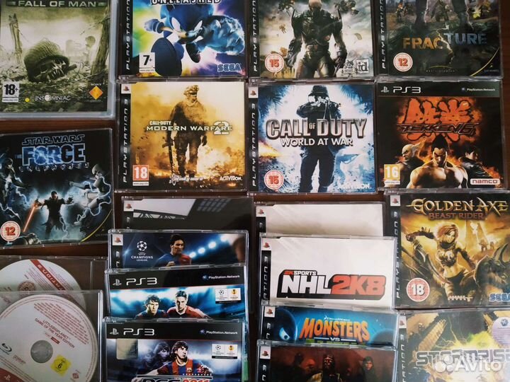 Игры PS3 Call of Duty, MotorStorm, promo