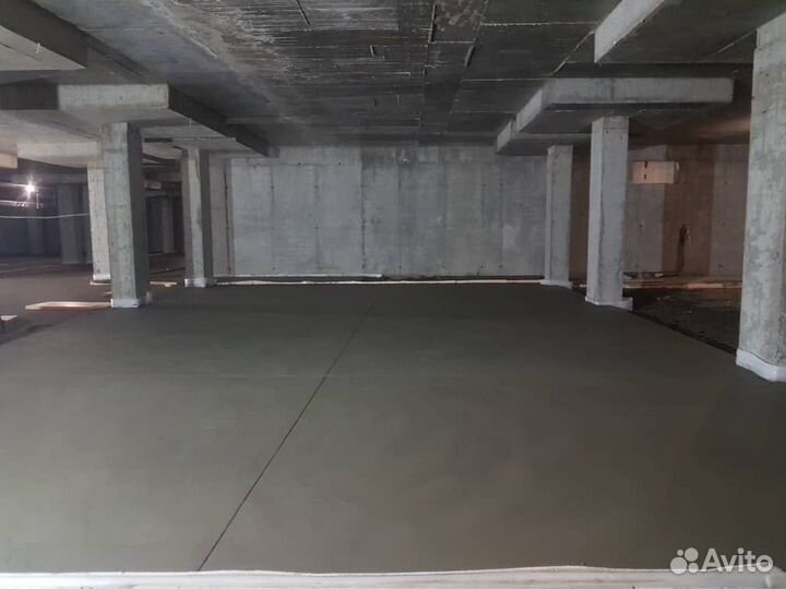 Полусухая стяжка пола за 1 день