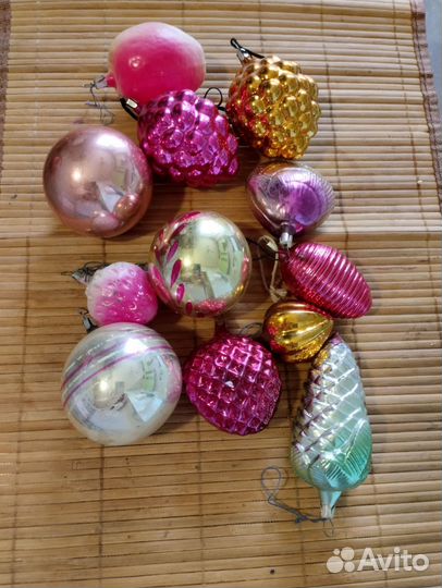 Елочные игрушки СССР одним лотом