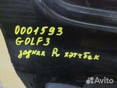 Дверь задняя правая Volkswagen Golf 3 1991-1997