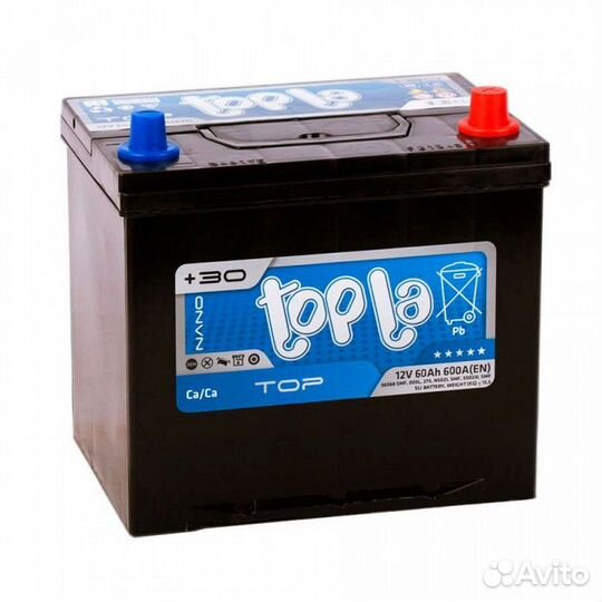 Аккумулятор Topla Top 60R обр. пол. 60 Ач